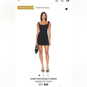 Revolve Black Mini Dress